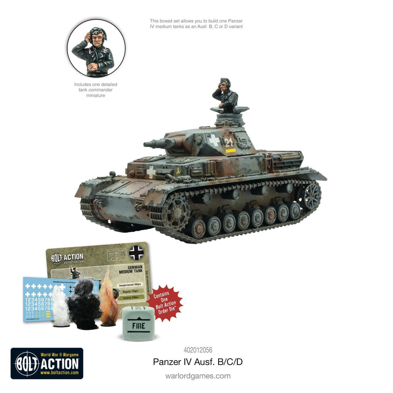 Panzer IV Ausf. B/C/D - Panzer - Warlord Games - 402012056