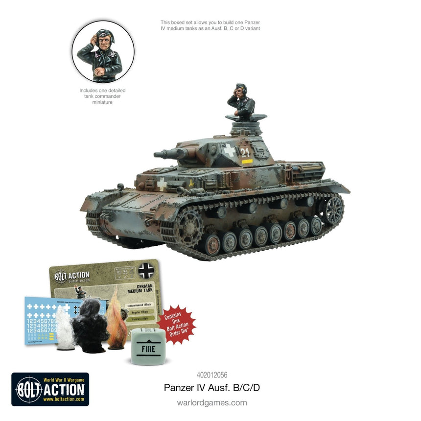 Panzer IV Ausf. B/C/D - Panzer - Warlord Games - 402012056