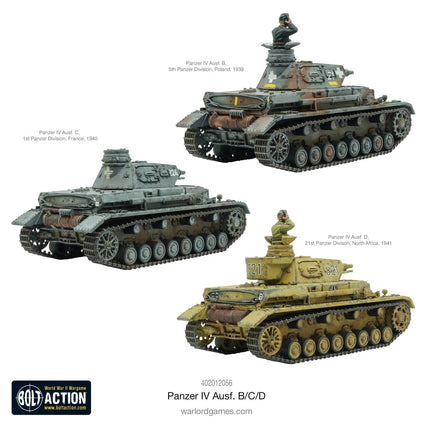 Panzer IV Ausf. B/C/D - Panzer - Warlord Games - 402012056