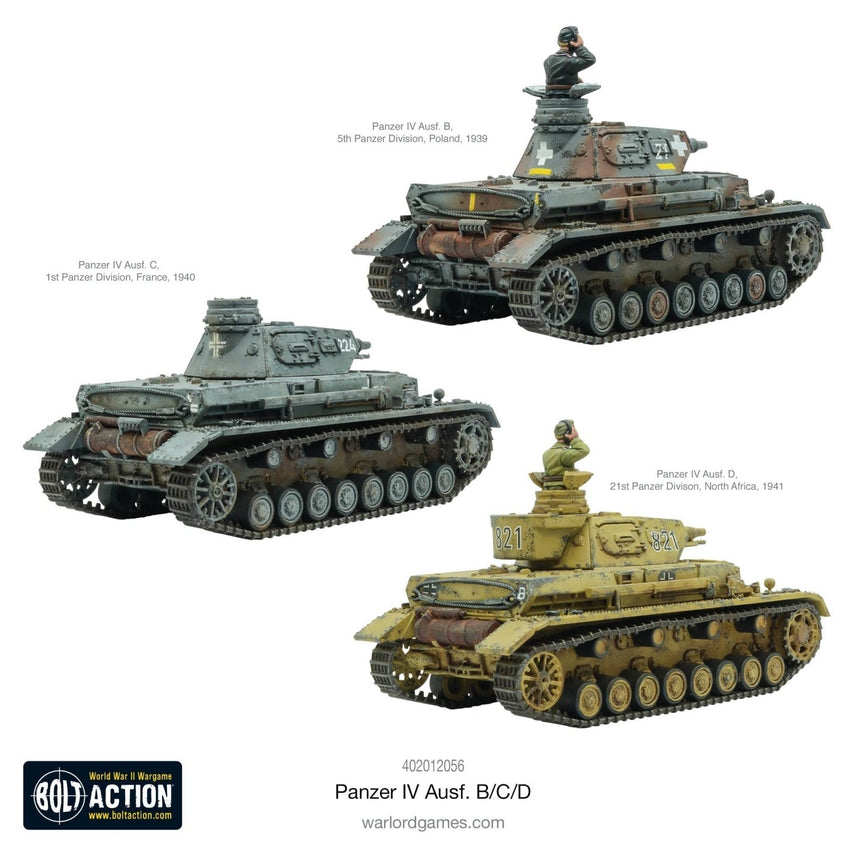 Panzer IV Ausf. B/C/D - Panzer - Warlord Games - 402012056