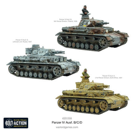 Panzer IV Ausf. B/C/D - Panzer - Warlord Games - 402012056
