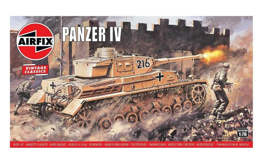 Panzer IV F1/F2, Vintage Classics - Panzer - Airfix - A02308V