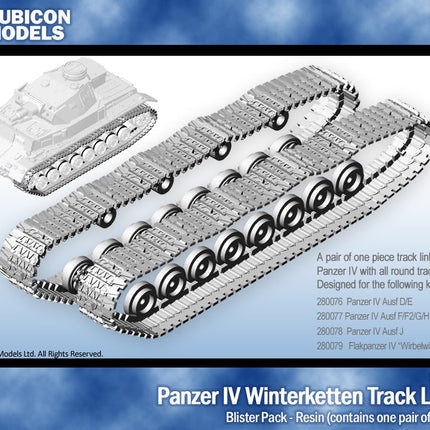 Panzer IV Winterketten Track Links *faulty*