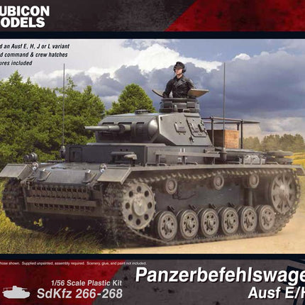 Panzerbefehlswagen III Ausf E/H/J/L - Panzer - Rubicon Models UK Ltd - 280093