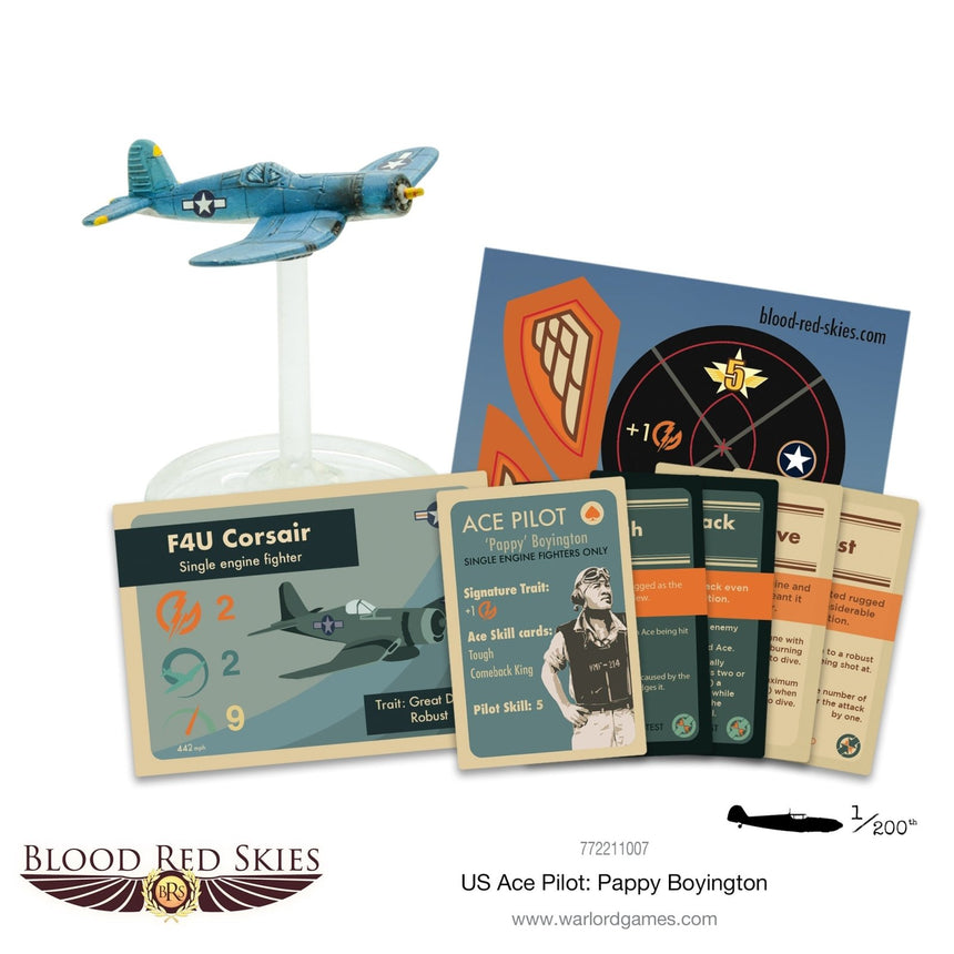 Pappy Boyington US Ace - Sonder - /Einzelmodelle - Warlord Games - 772211007