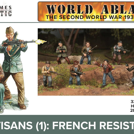 Partisans (1) - French Resistance - Infanterie - Wargames Atlantic - WAAWA001