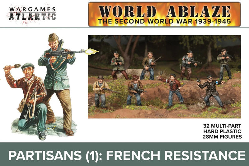 Partisans (1) - French Resistance - Infanterie - Wargames Atlantic - WAAWA001