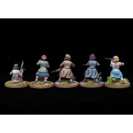 Partisans (2) - French Resistance Women - Infanterie - Wargames Atlantic - WAAWA008