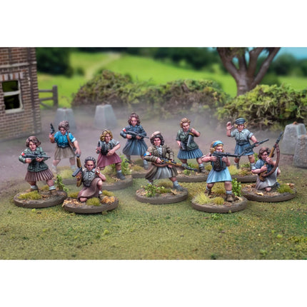 Partisans (2) - French Resistance Women - Infanterie - Wargames Atlantic - WAAWA008