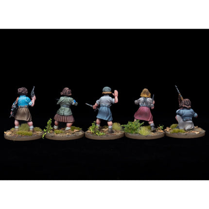 Partisans (2) - French Resistance Women - Infanterie - Wargames Atlantic - WAAWA008