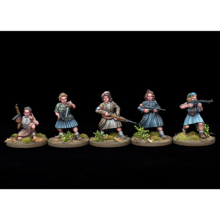 Partisans (2) - French Resistance Women - Infanterie - Wargames Atlantic - WAAWA008