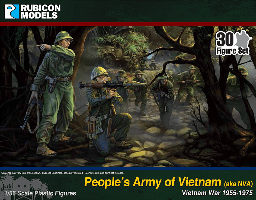 People's Army of Vietnam (NVA) with Command - Infanterie - Rubicon Models UK Ltd - 281003