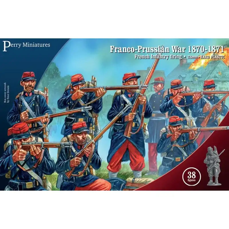 Franco-Prussian War French Infantry Firing Line
