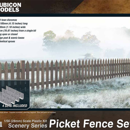 Picket Fence Set 1 - Gelände - Rubicon Models UK Ltd - 283002