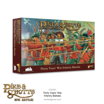 Pike & Shotte Epic Battles - Thirty Year's War Infantry Battalia - Starterarmee - Warlord Games - 212012001