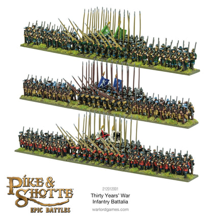 Pike & Shotte Epic Battles - Thirty Year's War Infantry Battalia - Starterarmee - Warlord Games - 212012001