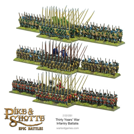 Pike & Shotte Epic Battles - Thirty Year's War Infantry Battalia - Starterarmee - Warlord Games - 212012001
