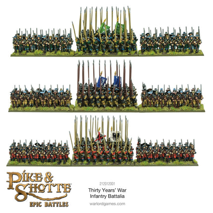 Pike & Shotte Epic Battles - Thirty Year's War Infantry Battalia - Starterarmee - Warlord Games - 212012001