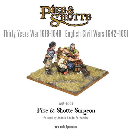 Pike & Shotte Surgeon (Feldchirurg mit Gehilfe und Patient)