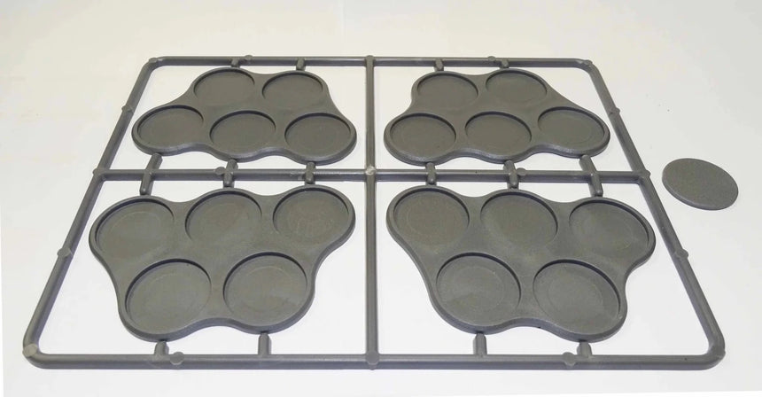 Plastic Bases Set 8. Skirmish movement trays for 25mm round bases. - Zubehör - Victrix - VXB008