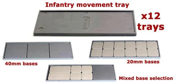 Plastic infantry movement trays - Zubehör - Victrix - VXB003