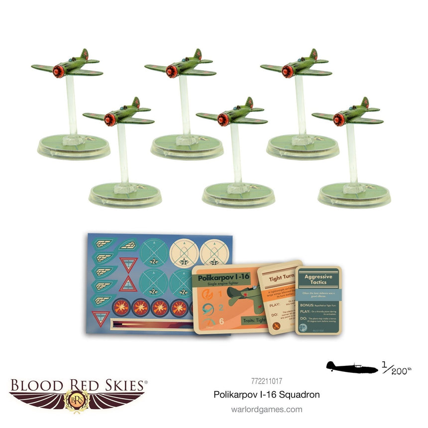 Polikarpov I - 16 Squadron - Flugzeuge - Warlord Games - 772211017