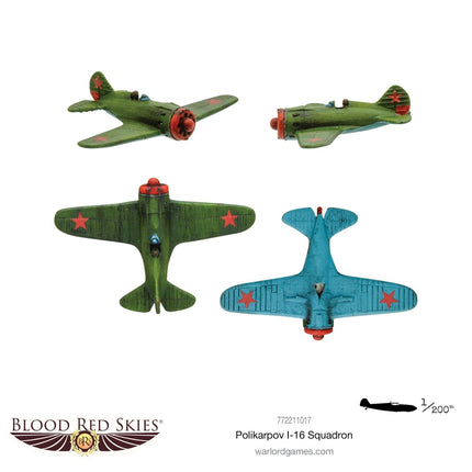 Polikarpov I - 16 Squadron - Flugzeuge - Warlord Games - 772211017