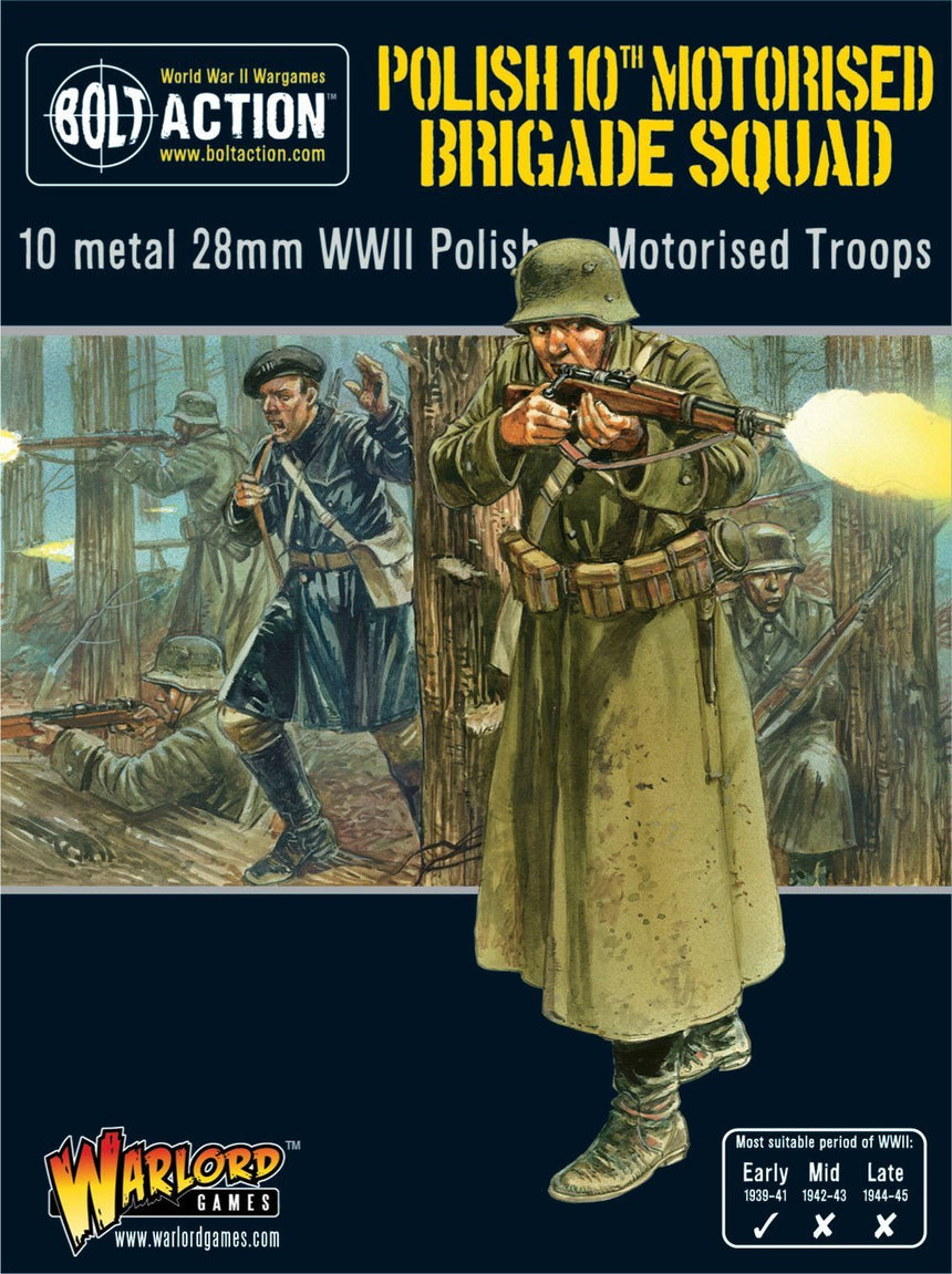 Polish 10th Motorised Brigade Squad - Infanterie - Warlord Games - WGB-PI-03