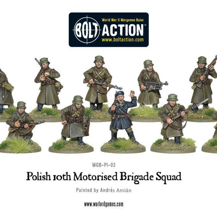 Polish 10th Motorised Brigade Squad - Infanterie - Warlord Games - WGB-PI-03