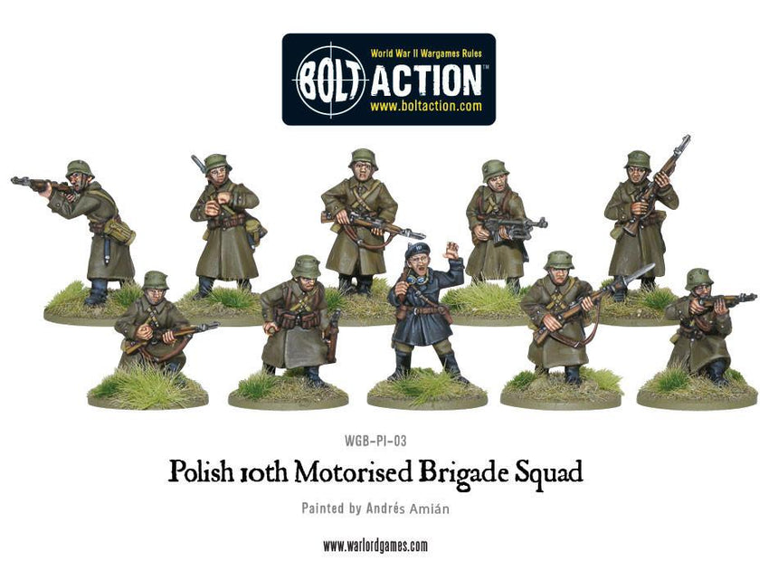 Polish 10th Motorised Brigade Squad - Infanterie - Warlord Games - WGB-PI-03