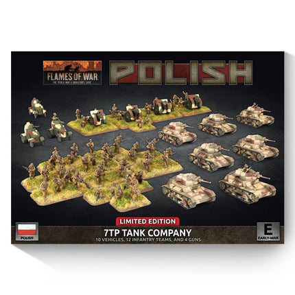 Polish 7TP Tank Company Starter Force - Battlefront Miniatures - PLAB03 (12)