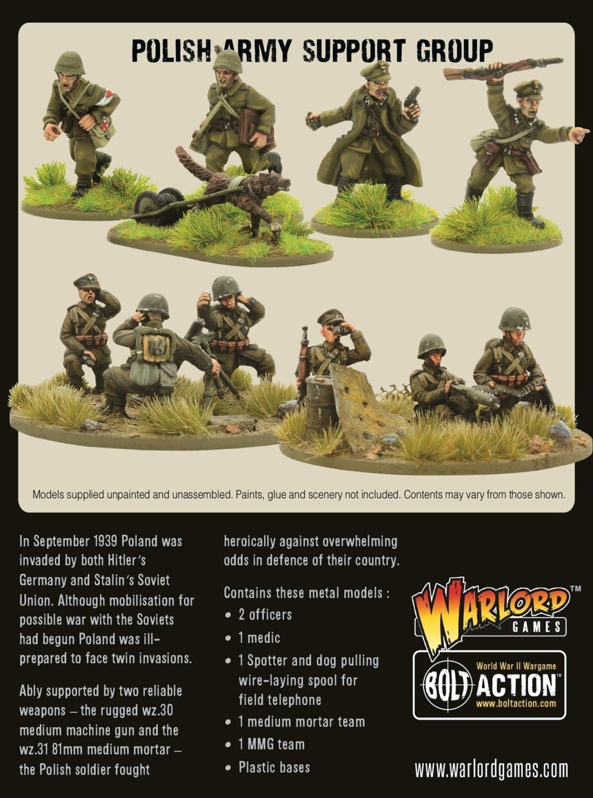 Polish Army Support Group - Infanterie - Warlord Games - 402217603