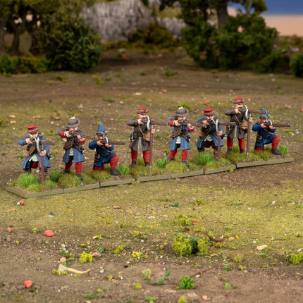 Polish-Lithuanian Commonwealth later infantry with muskets firing