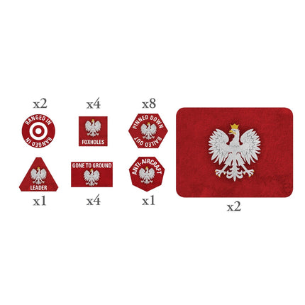 Polish Token & Objective Set - Battlefront Miniatures