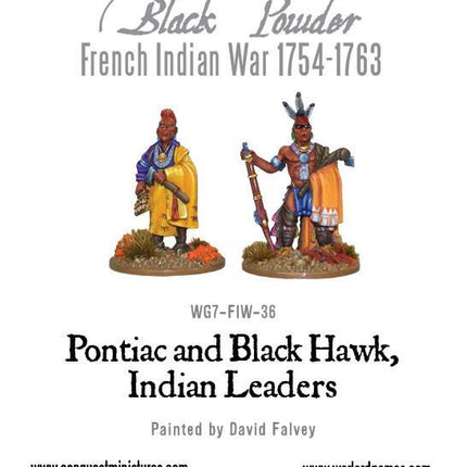 Pontiac & Black Hawk, Indian Leaders