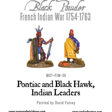 Pontiac & Black Hawk, Indian Leaders