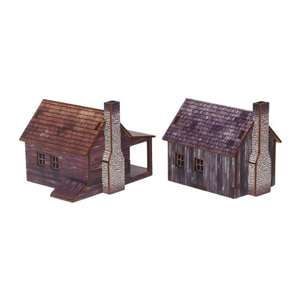 Pre - Painted American Houses (Epic Battles Scale) - Gelände - Micro Art Studio - H00259