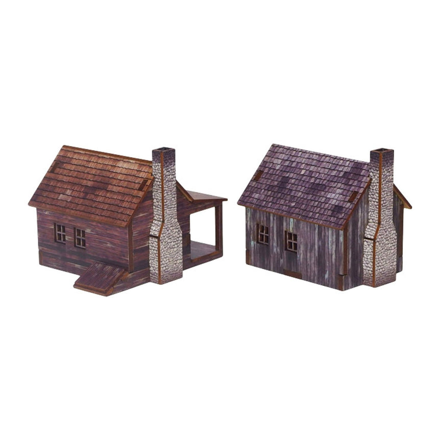 Pre - Painted American Houses (Epic Battles Scale) - Gelände - Micro Art Studio - H00259