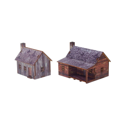 Pre - Painted American Houses (Epic Battles Scale) - Gelände - Micro Art Studio - H00259