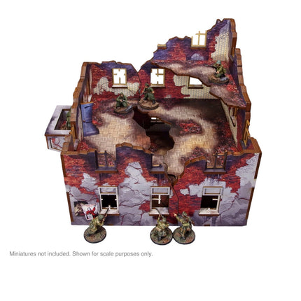 Pre - Painted WW2 Ostfront Apartment Block Bundle - Gelände - Micro Art Studio - Ostfront01
