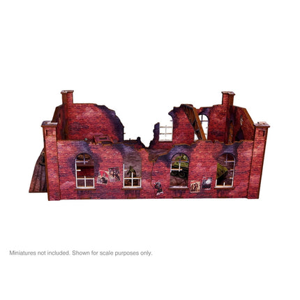 Pre - Painted WW2 Ostfront Stalingrad Factory Front - Gelände - Micro Art Studio - H00252