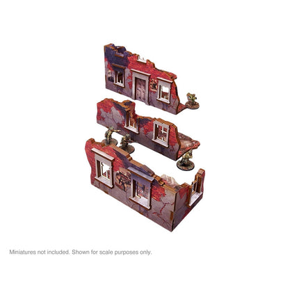 Pre - Painted WW2 Ostfront Stalingrad Ruined Building - Gelände - Micro Art Studio - H00251