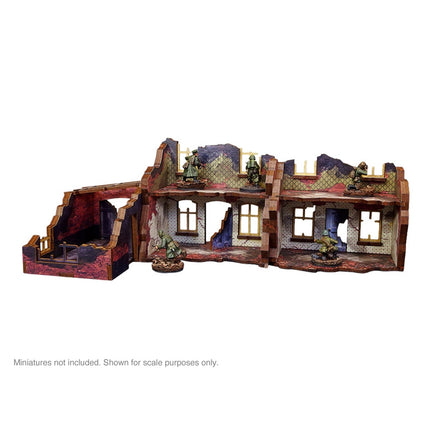 Pre - Painted WW2 Ostfront Stalingrad Small House (with Garage) - Gelände - Micro Art Studio - H00243