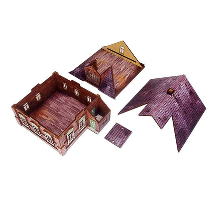 Pre - Painted WW2 Ostfront Village Forester's Dacha - Gelände - Micro Art Studio - H00234