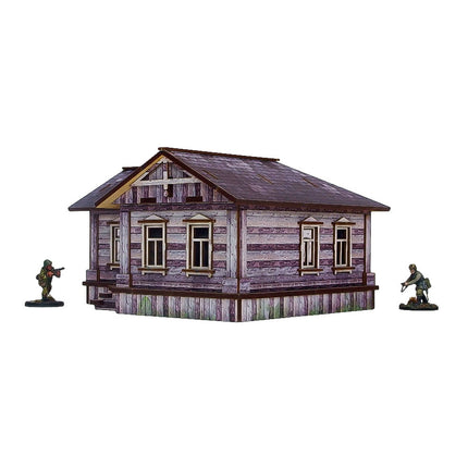 Pre - Painted WW2 Ostfront Village Iwan's House - Gelände - Micro Art Studio - H00237