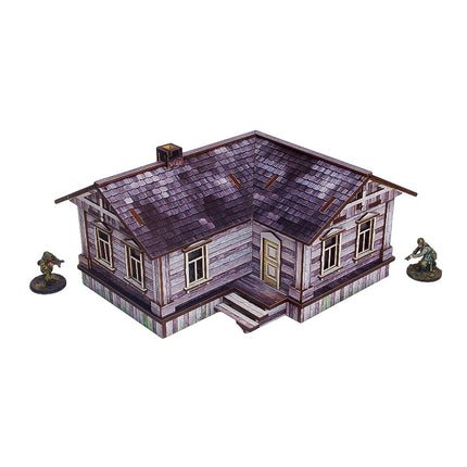 Pre - Painted WW2 Ostfront Village Iwan's House - Gelände - Micro Art Studio - H00237