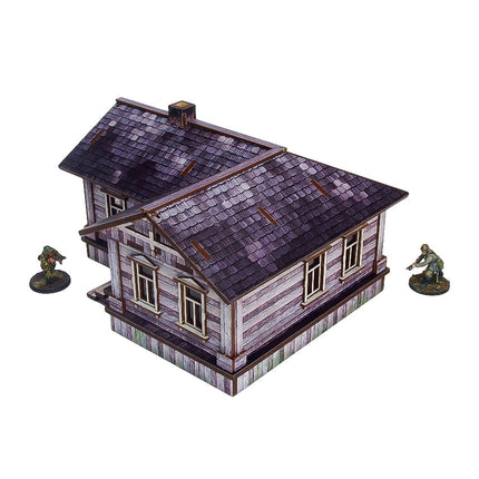 Pre - Painted WW2 Ostfront Village Iwan's House - Gelände - Micro Art Studio - H00237