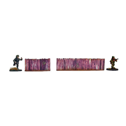 Pre - Painted WW2 Ostfront Village Low Fence - Gelände - Micro Art Studio - H00241