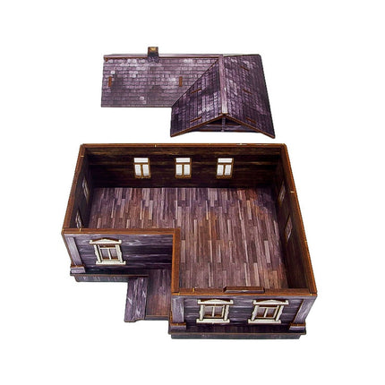 Pre - Painted WW2 Ostfront Village Maria's House - Gelände - Micro Art Studio - H00236