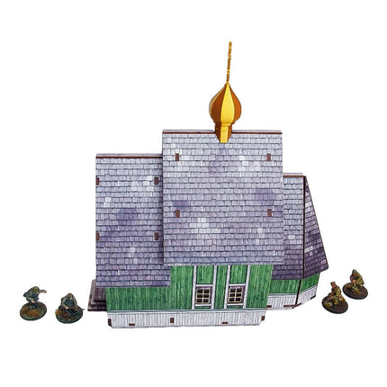 Pre - Painted WW2 Ostfront Village Tserkov - Gelände - Micro Art Studio - H00238